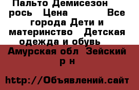 Пальто Демисезон 104 рось › Цена ­ 1 300 - Все города Дети и материнство » Детская одежда и обувь   . Амурская обл.,Зейский р-н